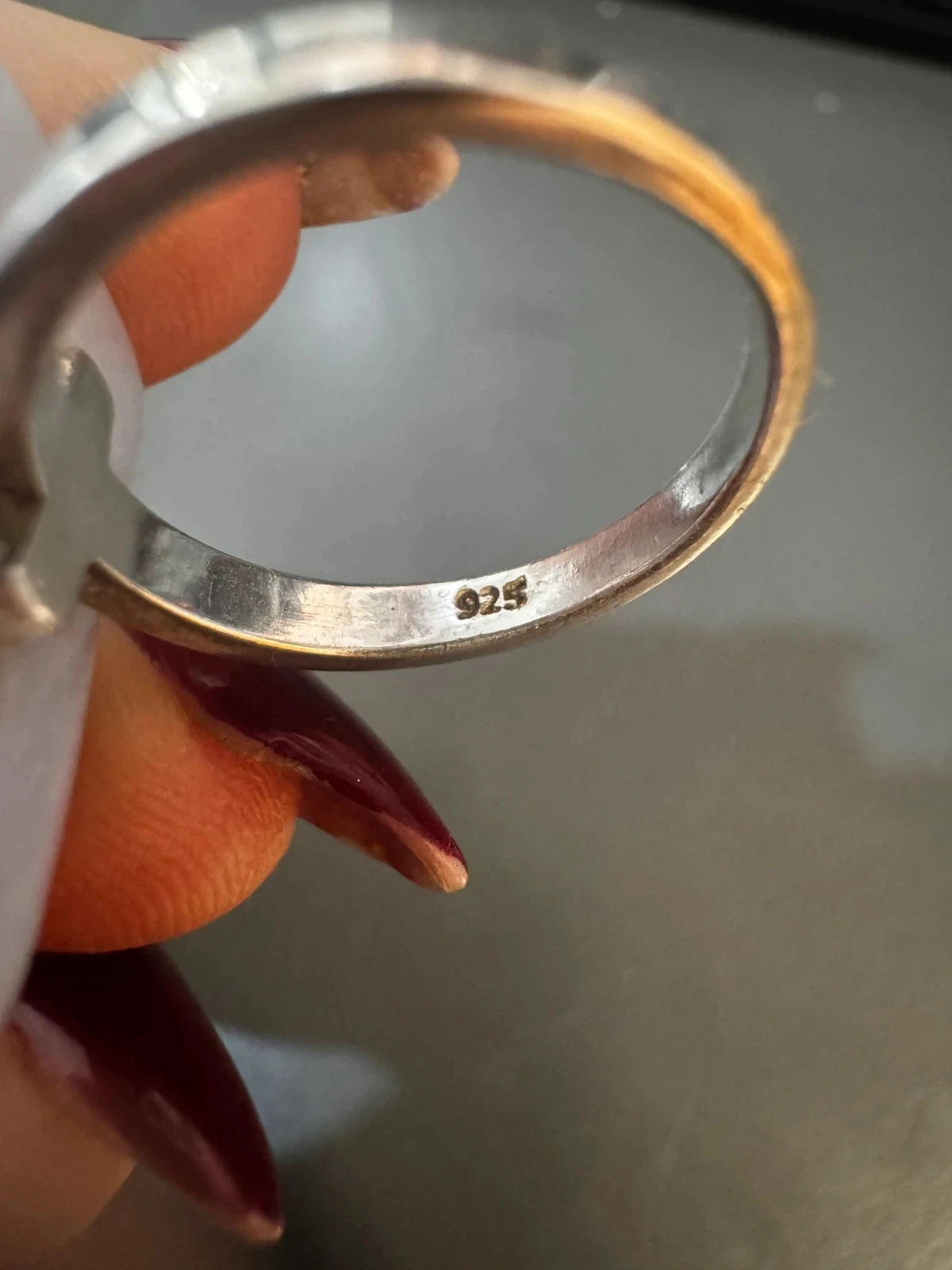Anillo TOUS Plata de Ley y Calcedonia (Oso Mesh) – photo 9